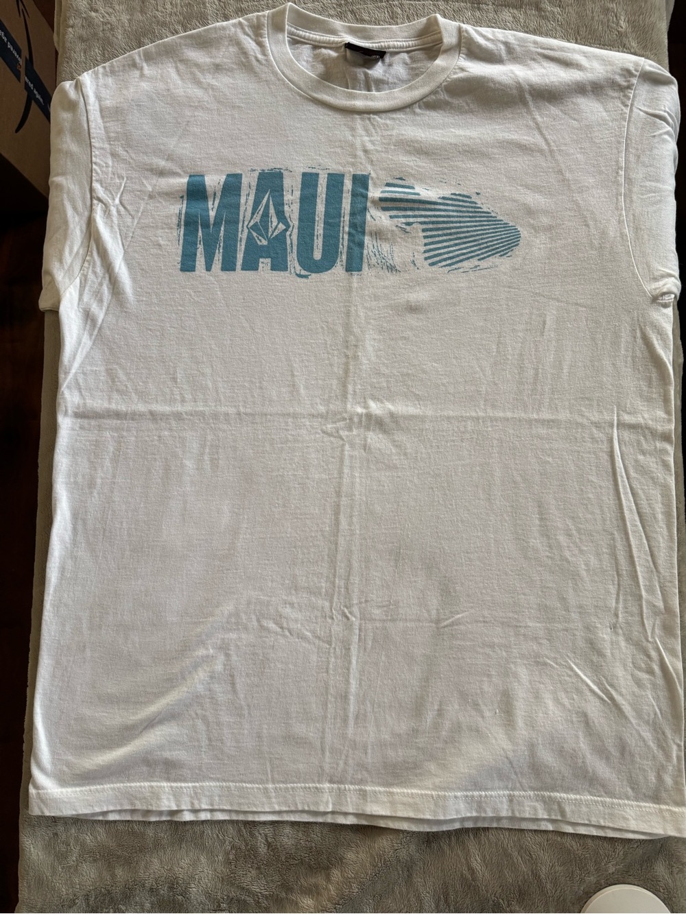 Volcom MAUI White Graphic Tee - Men's Casual Shirt Size XL
